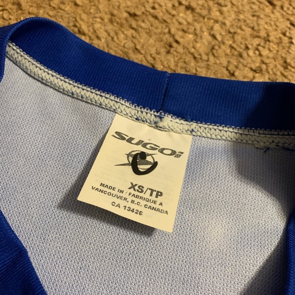 Sugoi Biking Jersey Cycling Shirt Mens XS Sea to Santa Race Jersey - Picture 4 of 7